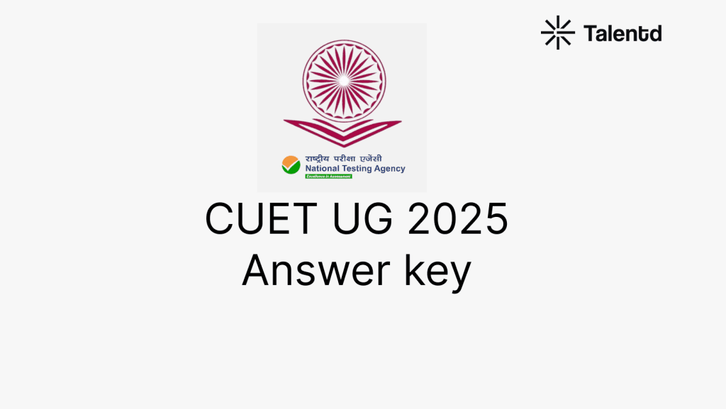 CUET UG 2025 Answer Key