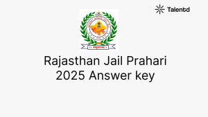 Rajasthan Jail Prahari Answer Key 2025