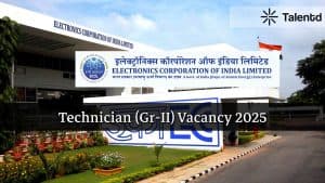 ECIL Technician (Gr-II) Vacancy 2025