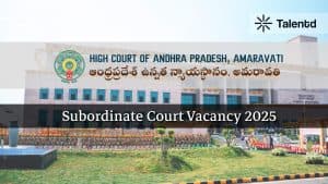 AP High Court Subordinate Court Vacancy 2025