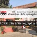 CSIR CRRI JSA & Stenographer 2025