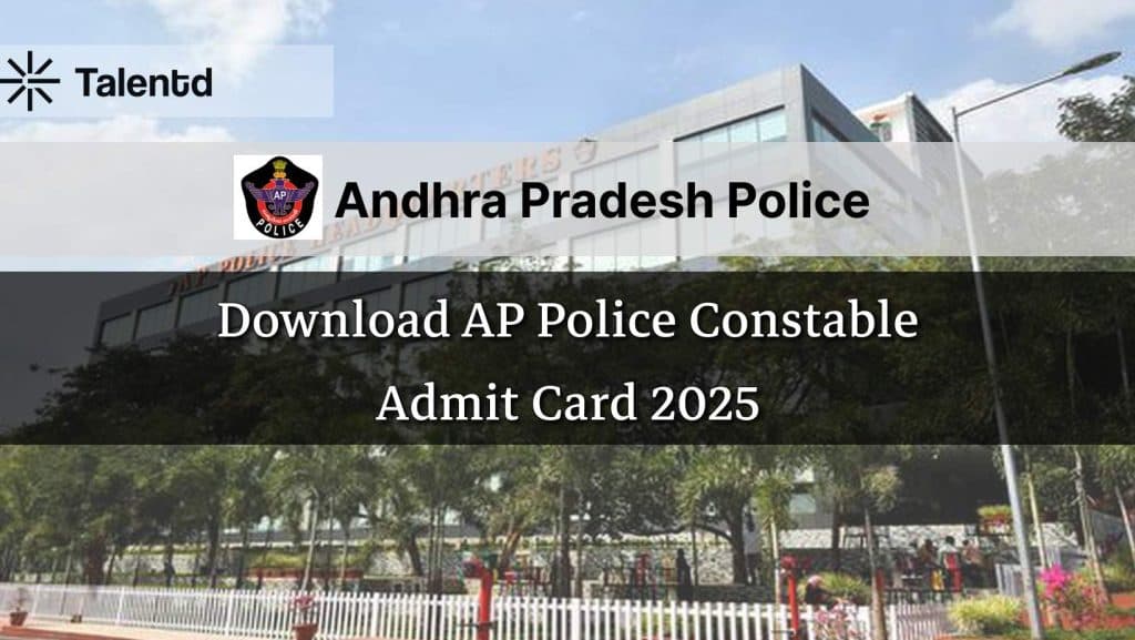 AP Police Constable Admit Card 2025