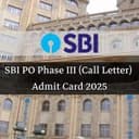SBI PO Phase III (Call Letter) Admit Card 2025