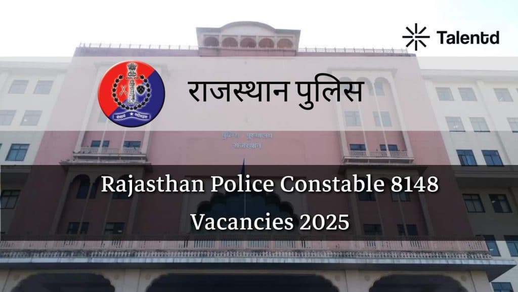 Rajasthan Police Constable Vacancies 2025