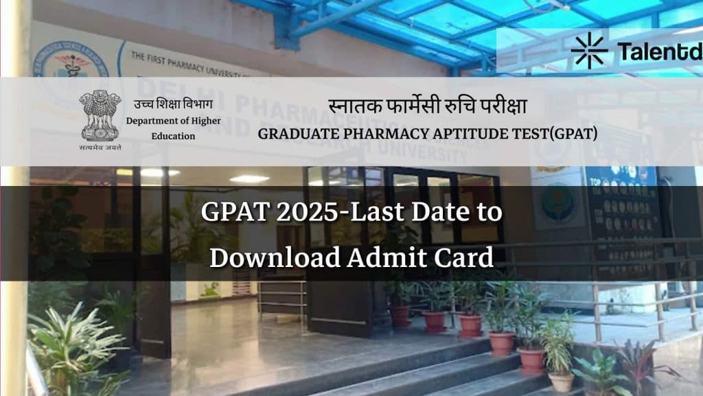 Graduate Pharmacy Aptitude Test (GPAT) 2025