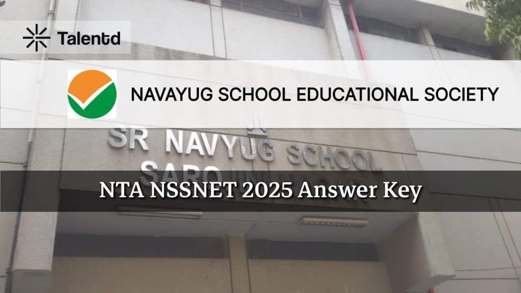 NTA NSSNET 2025 Answer Key Released