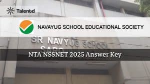NTA NSSNET 2025 Answer Key Released