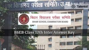 BSEB Class 12th Inter Answer Key